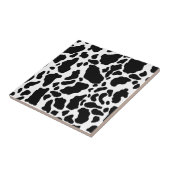 Gepunkteter Kuh-Druck, Kuhmuster, Tierpelz Fliese (Seite)