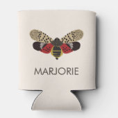 Gepunkteter Lanternfly-Bug Personalisiert Dosenkühler (Rückseite)