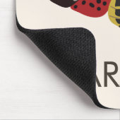 Gepunkteter Lanternfly-Bug Personalisiert Mousepad (Ecke)