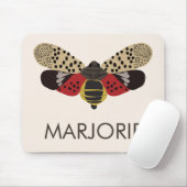 Gepunkteter Lanternfly-Bug Personalisiert Mousepad (Mit Mouse)