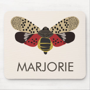 Gepunkteter Lanternfly-Bug Personalisiert Mousepad