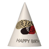 Gepunkteter Lanternfly-Bug Personalisiert Partyhütchen (Links)