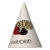 Gepunkteter Lanternfly-Bug Personalisiert Partyhütchen (Rechts)