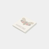 Gepunkteter Lanternfly-Bug Personalisiert Post-it Klebezettel (angewinkelt)