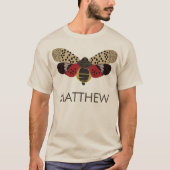 Gepunkteter Lanternfly-Bug Personalisiert T-Shirt (Vorderseite)