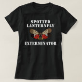 Gepunkteter Lanternfly-Exterminator T-Shirt (Design vorne)