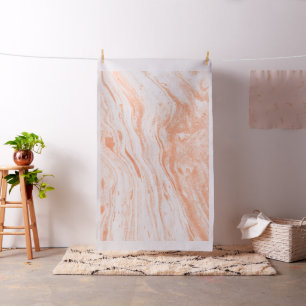 Gepunkteter Marmorstein in Orange Stoff