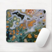 Gepunkteter Ozean-Jasper Mousepad (Mit Mouse)