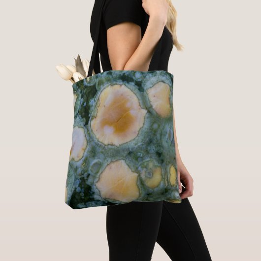 Gepunkteter Ozean-Jasper Tasche (Von Nahem)