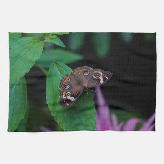 Gepunkteter Schmetterling Geschirrtuch (Horizontal)