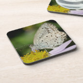 Gepunkteter Schmetterling Getränkeuntersetzer (Linke Seite)