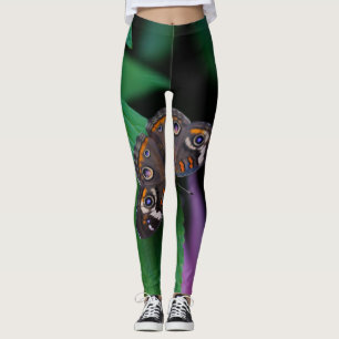 Gepunkteter Schmetterling Leggings