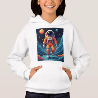 Gepunkteter Spaceman Pullover Hoodie