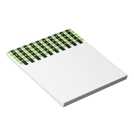 gepunkteter Streifen Notizblock (angewinkelt)