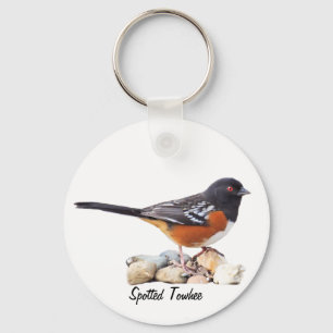 GEPUNKTETER TOWHEE SCHLÜSSELANHÄNGER