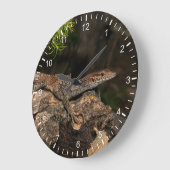 Gepunkteter Tree-Monitor Große Wanduhr (Winkel)