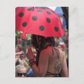 Gepunkteter Umbrella Tattoo Giro del Malcantone Postkarte (Vorderseite)