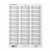 Gepunkteter weißer und schwarzer Marmorstein (Vorne)