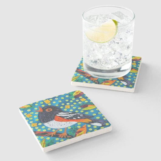 Gepunkteter Zahn Steinuntersetzer (Seitenansicht)