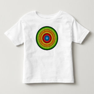 Gepunktetes abstraktes Mandala-Kunstdesign-65904 Kleinkind T-shirt
