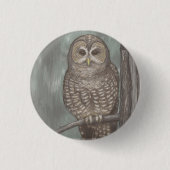 Gepunktetes Eulen-Button Button (Vorderseite)