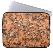 Gepunktetes Felsen-Beschaffenheits-lebhaftes Laptopschutzhülle (Vorderseite)