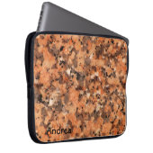 Gepunktetes Felsen-Beschaffenheits-lebhaftes Laptopschutzhülle (Vorne Rechts)