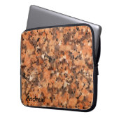 Gepunktetes Felsen-Beschaffenheits-lebhaftes Laptopschutzhülle (Vorderseite Links)