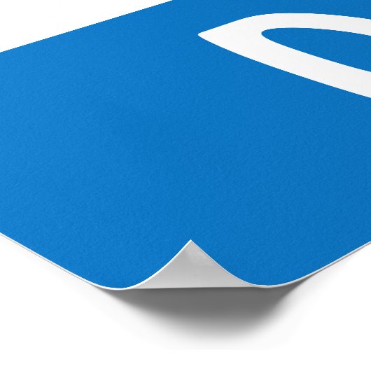 Gepunktetes Gelbmonster Poster (Ecke)