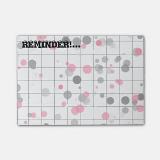Gepunktetes geometrisches Muster Post-it Klebezettel