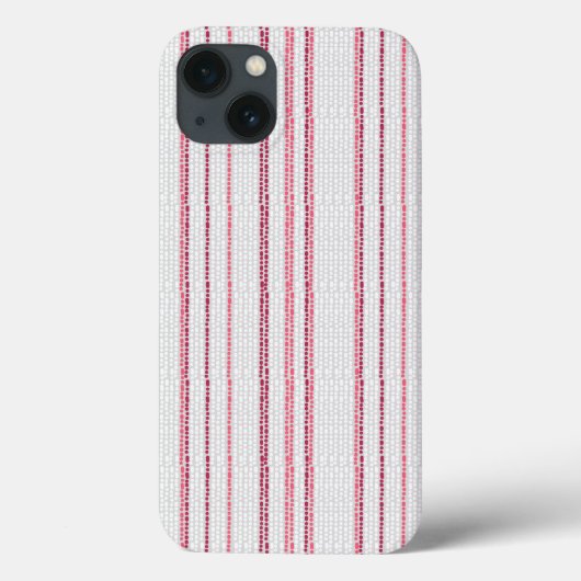 Gepunktetes gestreiftes Muster. Case-Mate iPhone Hülle (Rückseite)