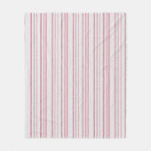 Gepunktetes gestreiftes Muster. Fleecedecke (Vorderseite)