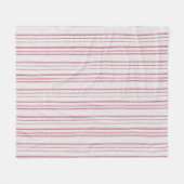 Gepunktetes gestreiftes Muster. Fleecedecke (Vorderseite (Horizontal))