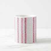 Gepunktetes gestreiftes Muster. Kaffeetasse (Mittel)