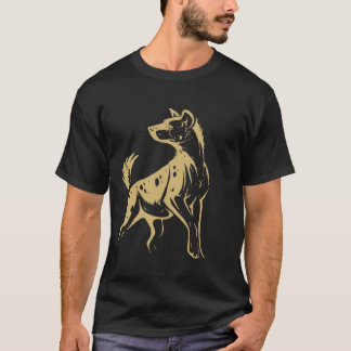 Gepunktetes Hyänenkleid T-Shirt