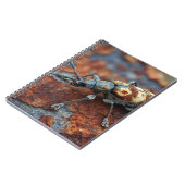 Gepunktetes Käfer-Rust-Notebook Notizblock (Linke Seite)