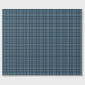Gepunktetes kariertes Muster. grau-blau. Geschenkpapier (Flach)