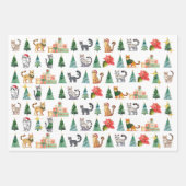 Gepunktetes Kat-Wrapping-Papier (Bengale, Maus) Geschenkpapier Set (Vorderseite 2)