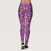 Gepunktetes Leopard-Muster - Tierdruck Leggings (Rückseite)