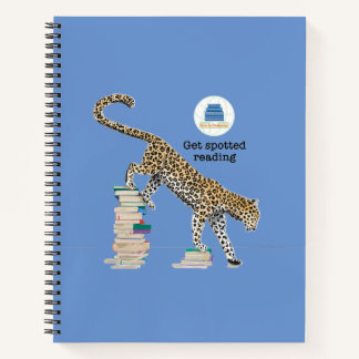 Gepunktetes Leopard-Notebook, 8 1/2" x 11" Notizblock