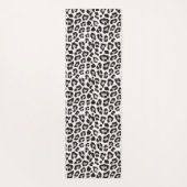 Gepunktetes Leopardenmuster für Tierdrucke Yogamatte (Rückseite)