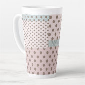 Gepunktetes Muster Milchtasse (Linke Ecke)