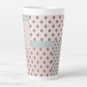 Gepunktetes Muster Milchtasse (Vorderseite)