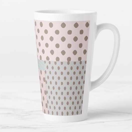 Gepunktetes Muster Milchtasse (Rechts)