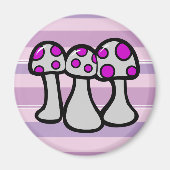 Gepunktetes Pilz Magnet (Vorne)