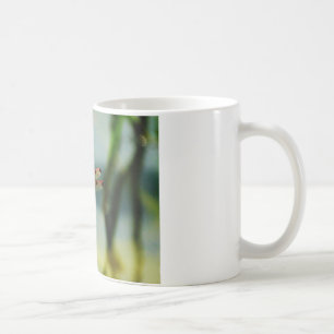 Gepunktetes Rotes und Schwarzes Dragonfly Kaffeetasse
