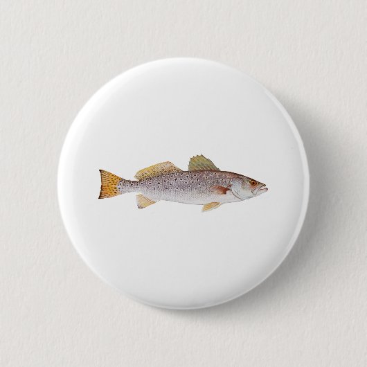 Gepunktetes Seatrout Button (Vorderseite)