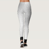 Gepunktetes Streifenmuster Leggings (Rückseite)