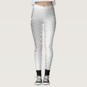 Gepunktetes Streifenmuster Leggings (Vorderseite)