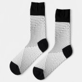 Gepunktetes Streifenmuster Socken (Linkes Detail)